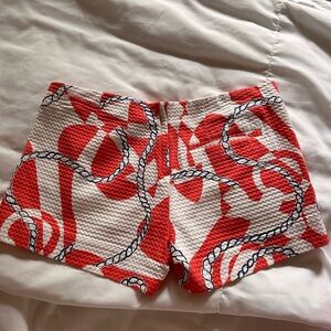 Euc Lilly Pulitzer Liza Booze Cruise nautical Red